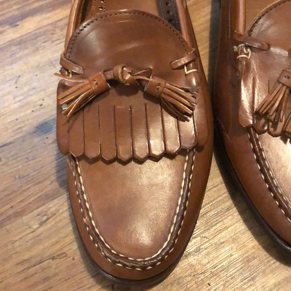 Allen Edmonds brown leather dress shoes